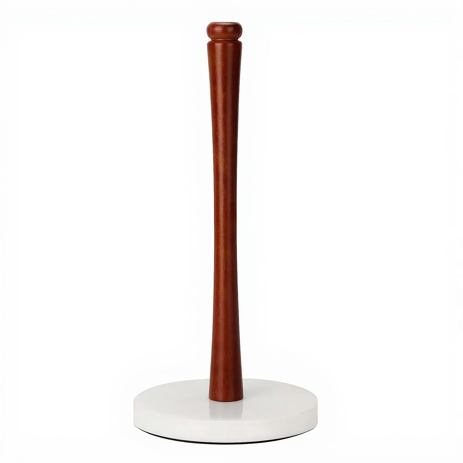 Wismay Paper Towel Holder Stand Countertop (Brown Pole)