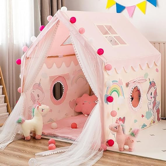 Sadguru Sales Jumbo Size Light Weight Kids Play Tent House for 3-13 Year Old Kids Girls and Boys (Unicorn) (B0CZHNMV67) Amazon Price History, Amazon Price Tracker