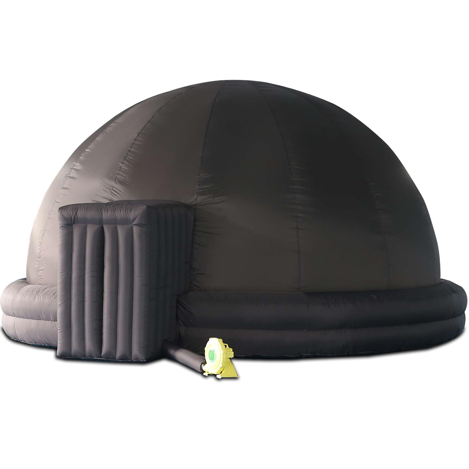 SAYOK Portable Inflatable Planetarium Projection Dome Tent Mobile Dome Theater with Air Blower and PVC Floor Mat for Education Platform, Schools, Museums, Science Centers Events(Black, 6m/19.7ft)