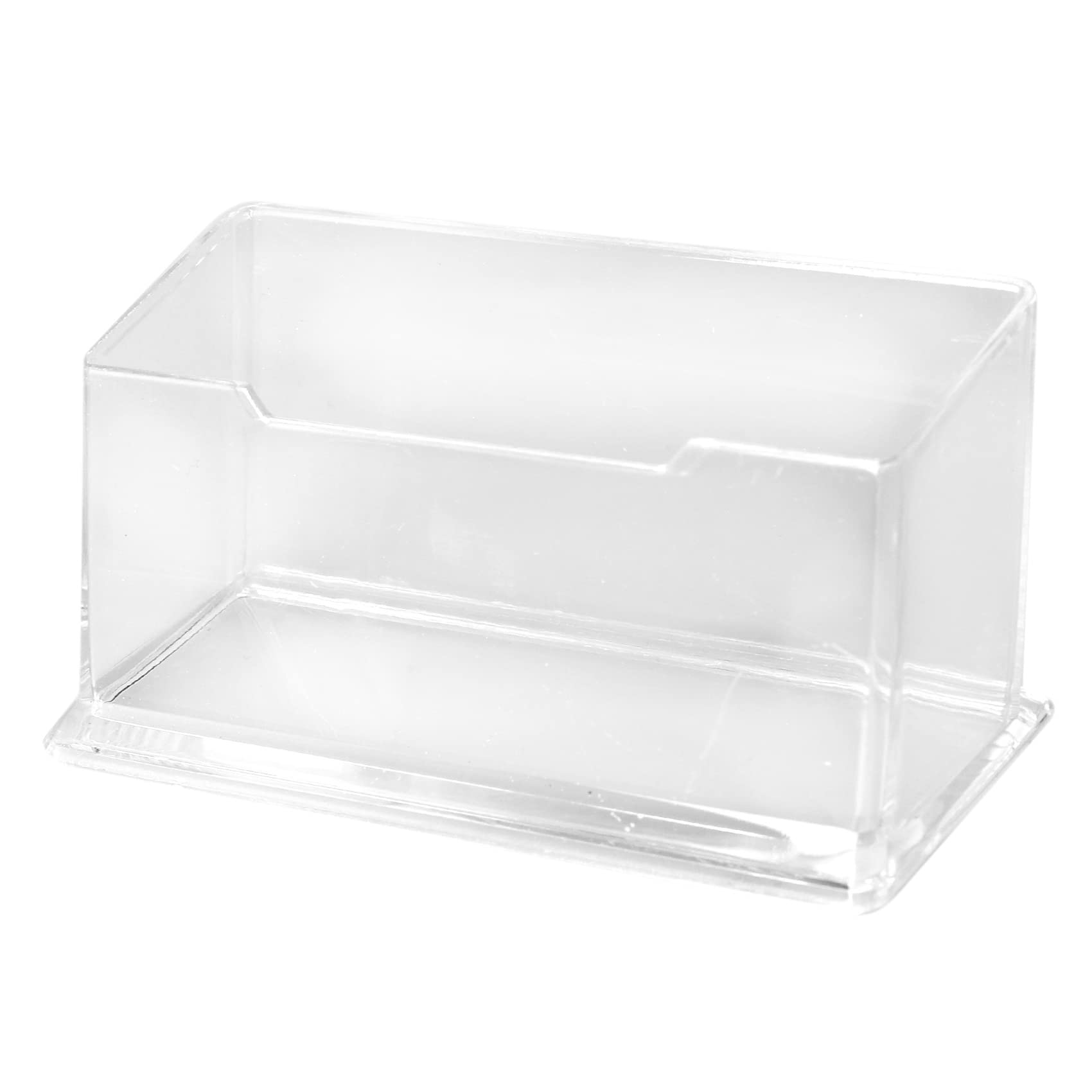 Osmond New Clear Desktop Business Card Holder Display Stand Acrylic Plastic Desk Shelf