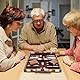 Gesserit Backgammon-Set für 2 Spieler - Klassisches Brettspiel für Erwachsene Mit Hochwertigem PU-Lederetui - Tragbar und Reisefreundlich (Retro-Braun, 11 Zoll)
