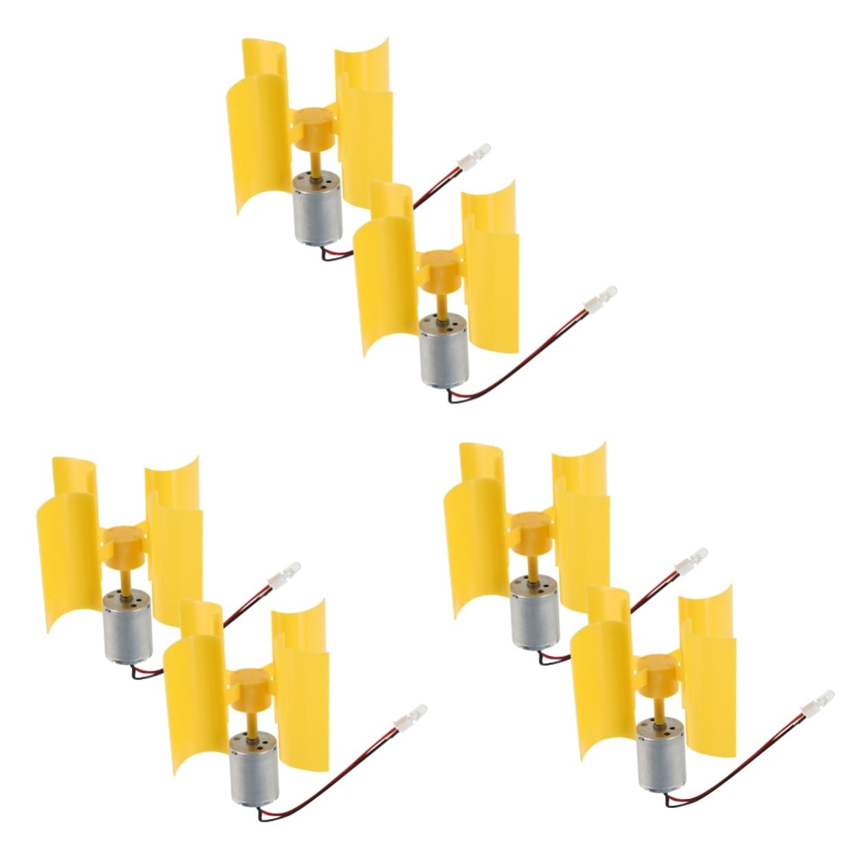 Générateur de vent miniature pour comprendre l'énergie éolienne | Kit vertical 6 pièces - 8