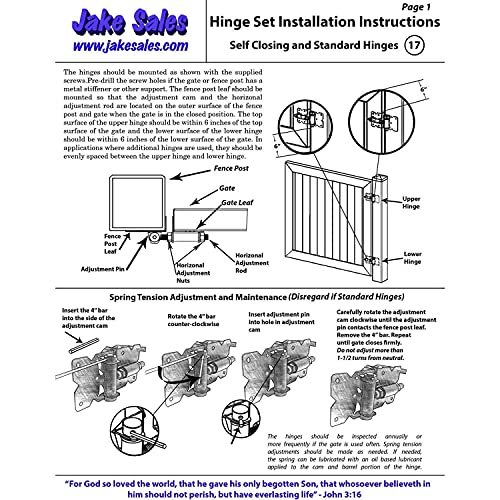 Vinyl Gate Hinges White (For Vinyl, Pvc Etc Fencing) Vinyl Fence Gate Hinges W/Mounting Hardware -Vinyl Gate Hinges Have A 90 Degree Bracket Resulting In A Positive Hinge To Gate Connection #TOP1