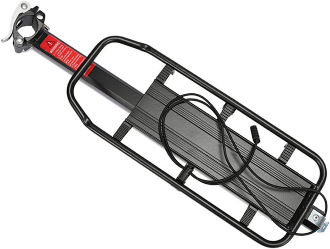 Kisangel Multi-Function Mountain Bike Cargo Rack Lightweight and Bicycle Luggage Carrier Easy Installation Tool for Outdoor Adventures