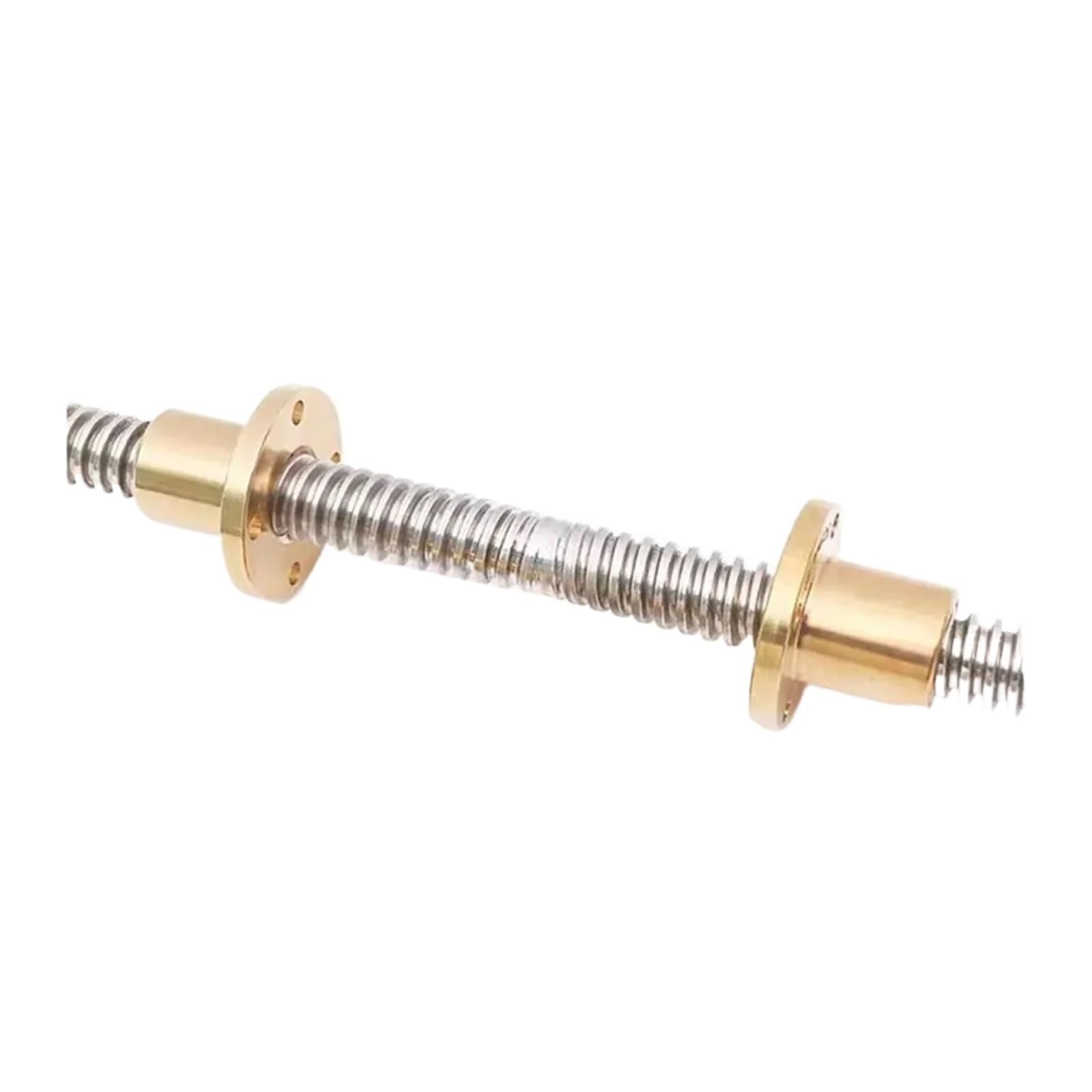 Metal Ball Screw nut T10 Lead Screw Right-Left Length 100mm-600mmm OD 10mm Pitch 2mm Lead 2mm(300mm)