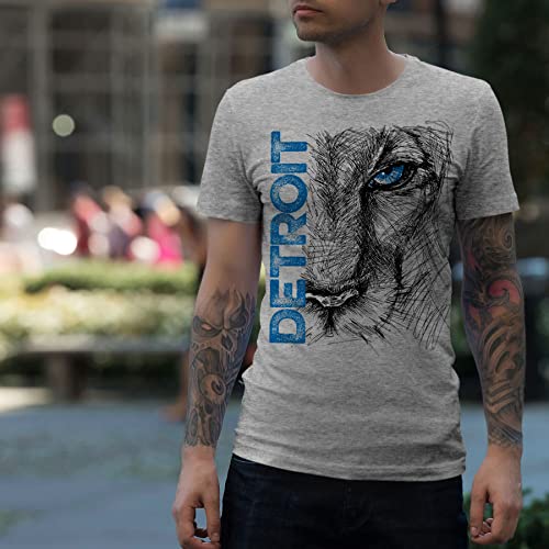 Detroit Shirts for Men by Detroit Rebels T-Shirt Brand. Motor City D Apparel.4