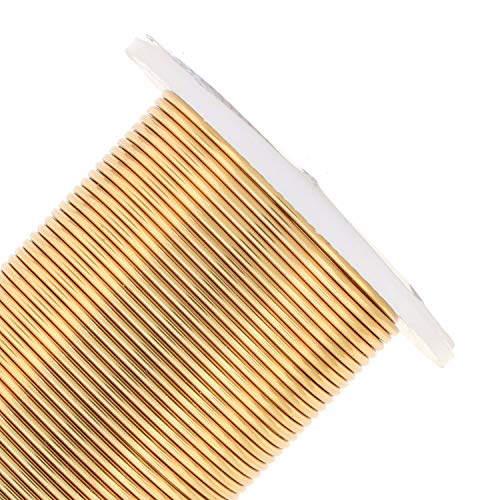 Image of The Beadsmith Wire Elements 18-Gauge Lacquered Tarnish-Resistant Copper Wire for Jewelry Making, 10 Yard, 9.14 Meter Spool