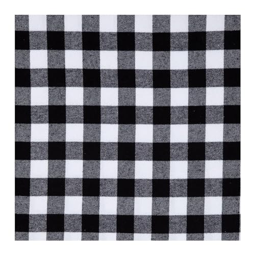 Hobby Lobby Black & White Buffalo Check Flannel...