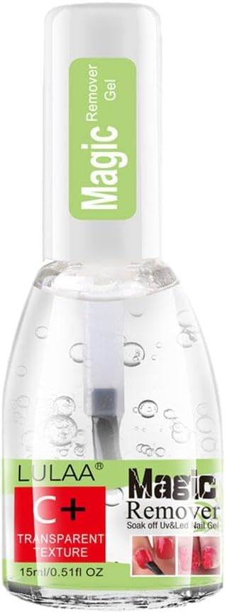 15ml Burst Nail Gel Remover Semi Permanent Varnish Polish Nail UV Gel Remover Acrylic Soak Manicure Degreaser Off Clean