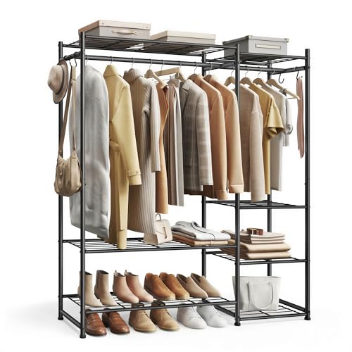 SONGMICS Kleiderständer, offener Kleiderschrank...