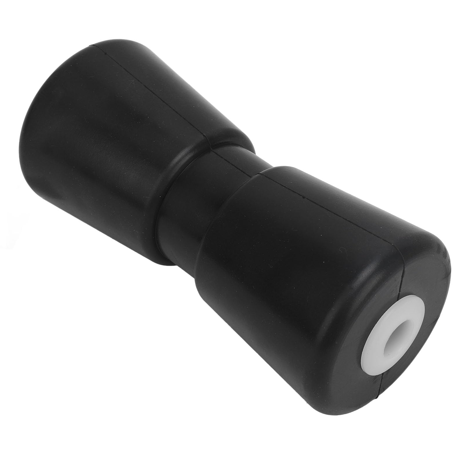 Akozon Rodillo de Goma para Remolque de Barco, Rodillo de Remolque de Barco, Tope de de Goma Resistente a Arañazos, Color Negro, Rodillo de Proa para Remolque de Yate
