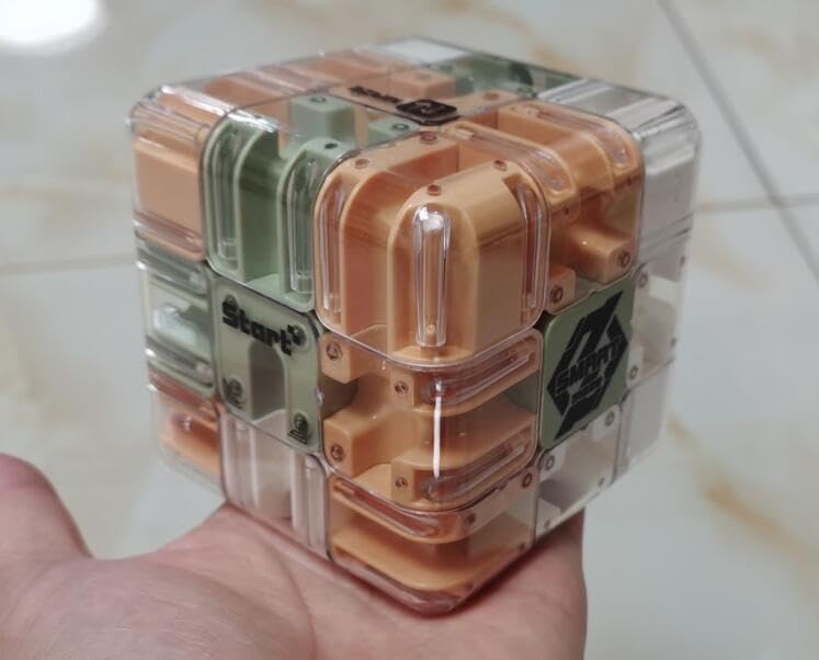 Large Labyrinth 3D Puzzless Maze Cube - Engaging Brain Teaser