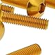 Vicma Fairing Screws hex Socket Head - Anodized Aluminum Gold - Set of 6 pcs - M5x20