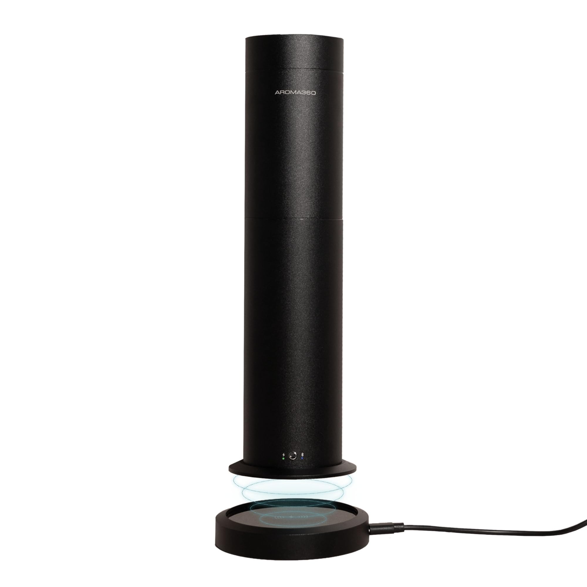 Wireless Pro Essential Oil Diffuser - Portable & Cordless - 600 sq ft Coverage - Aromatherapy Scent Diffuser for Home, Spa, Office & Business - Air Freshener - Midnight Black