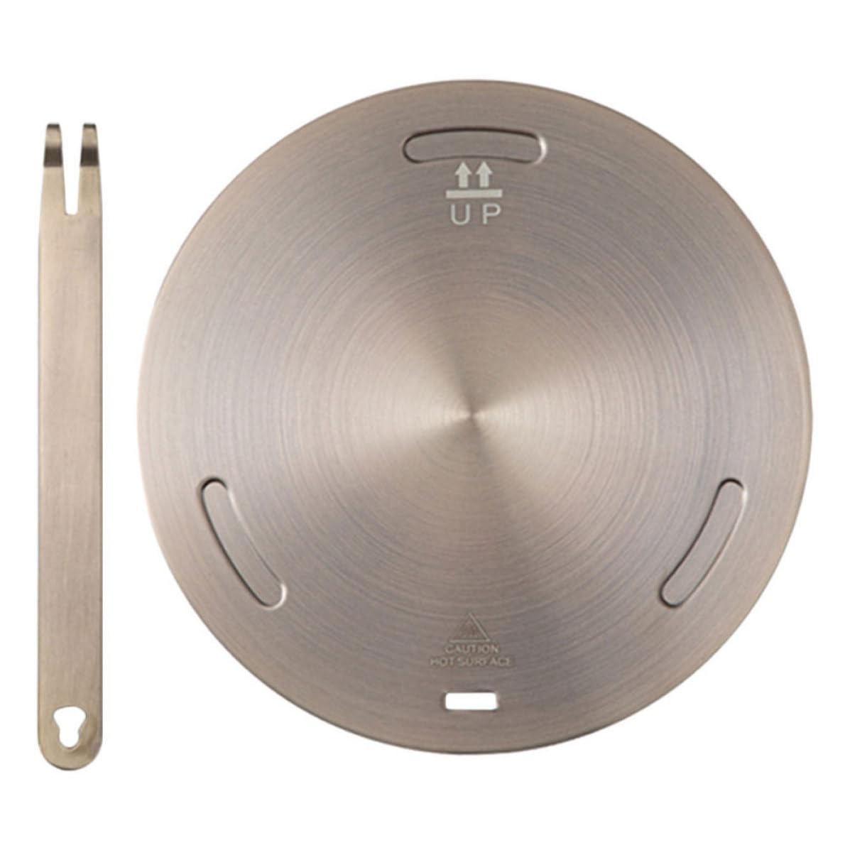 Plaque de transfert thermique cuisine | Adaptateur induction inox et alliage aluminium