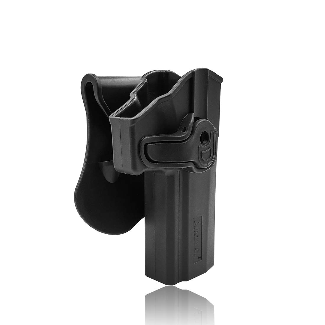 Mamey Gun Holster for Sig Sauer P320 Pistol (M17 Full Size), 360° Adjustable, Amomax OWB Open The Waistband Carry Tactical Holster - Right Handed