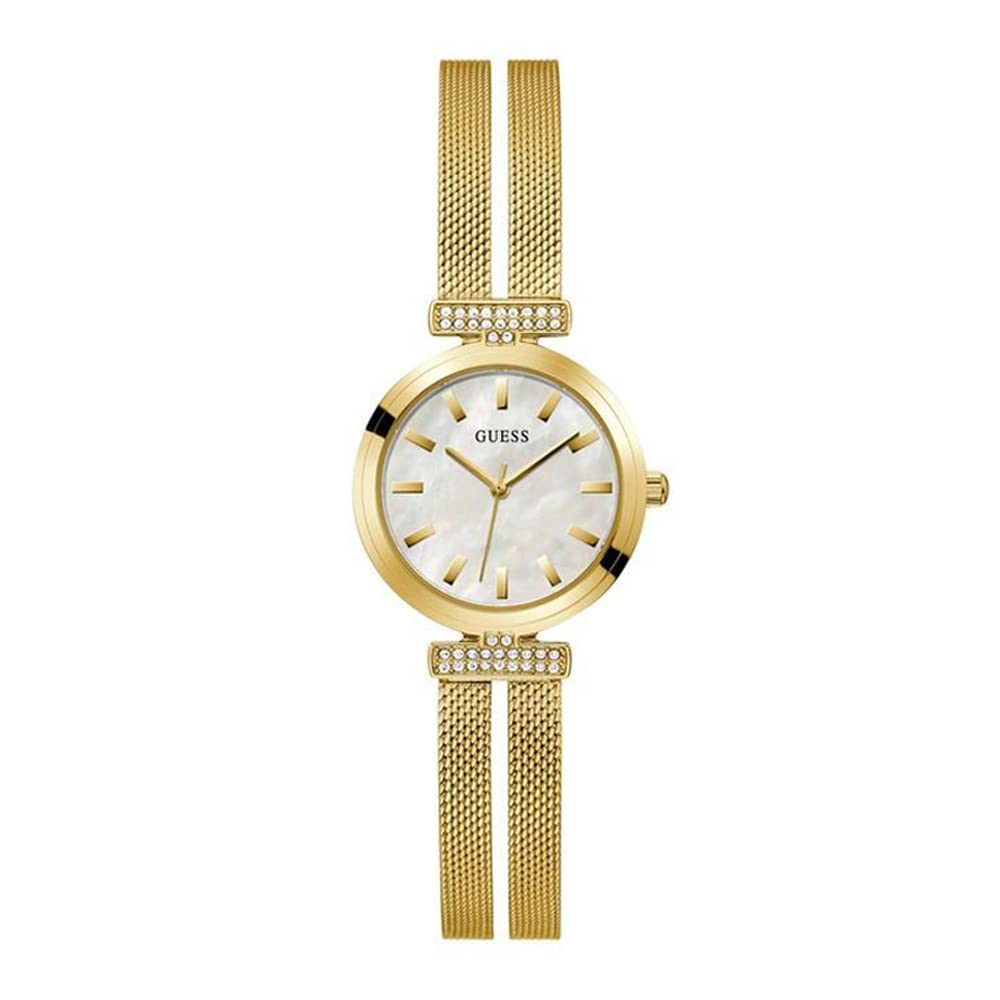 GUESS Womens 28 mm Array MOP Dial Stainless Steel Analog Watch - GW0471L2 (B0BG3FD2DV) Amazon Price History, Amazon Price Tracker
