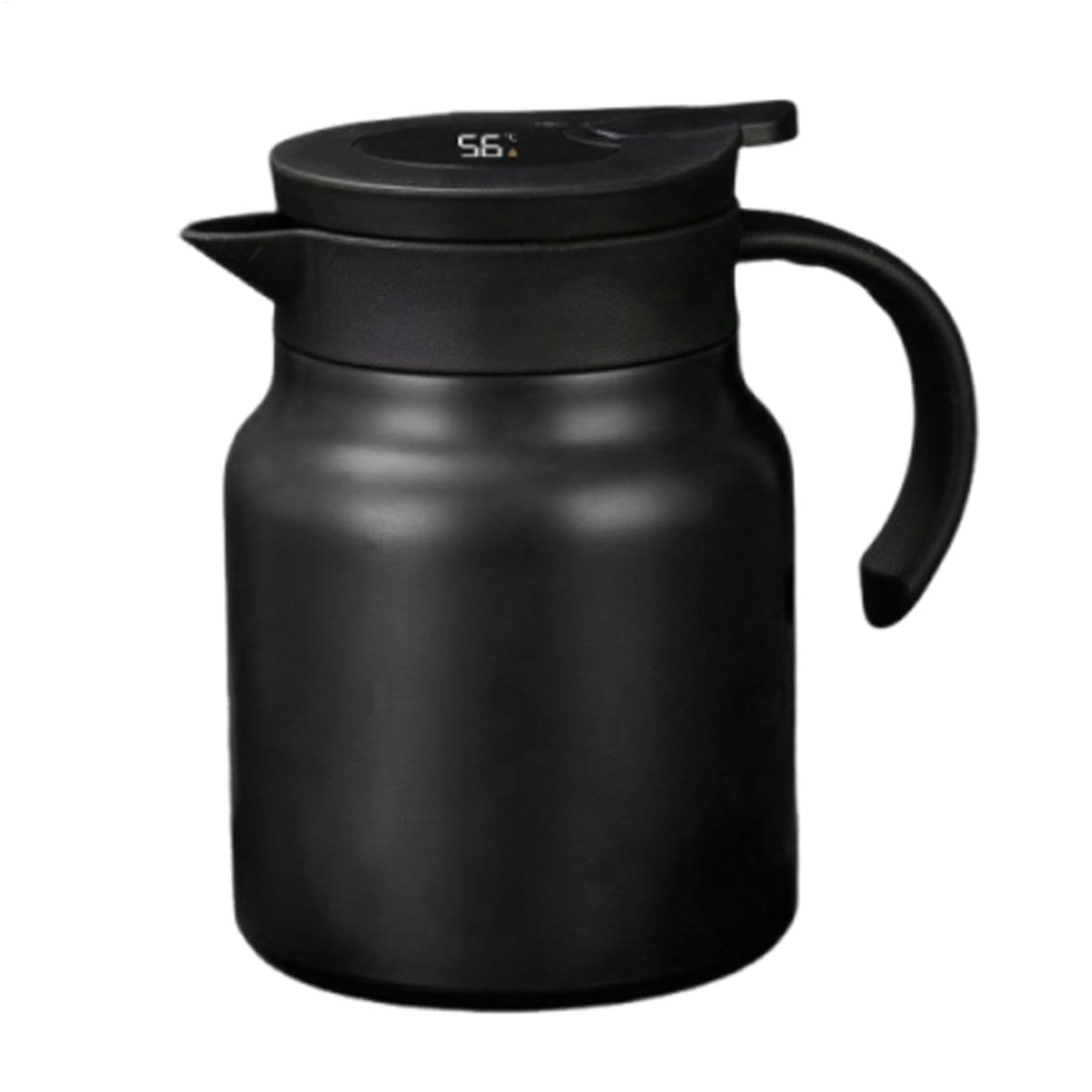 Insulated Carafe, Thermal Coffee Carafe, 1L Portable Thermal Coffee Carafes, Coffee Pot, Large-Capacity Hot Water Pitcher, Travel Size Beverage Dispenser, Vacuum Coffee Carafe For Women, Men