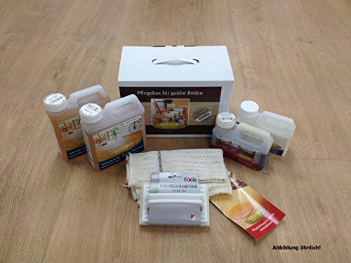 Preisvergleich Produktbild Faxe Holzboden Pflegebox Weiss / Pflegeset für weiss geölte Oberflächen