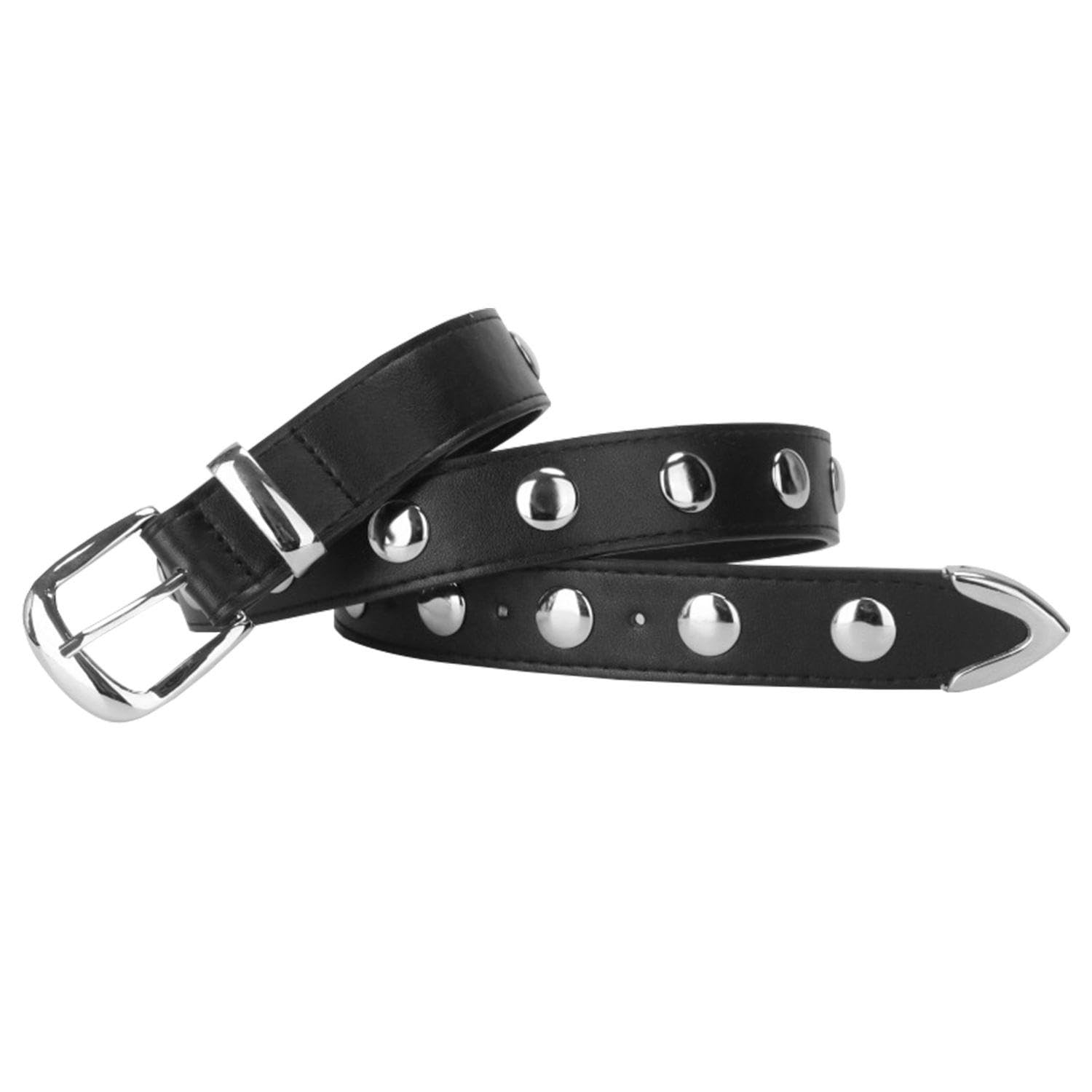 1 Piece Punk Rivet Belt, Stylish Personalized Accessories, Clothing Decorations, Retro Belt.