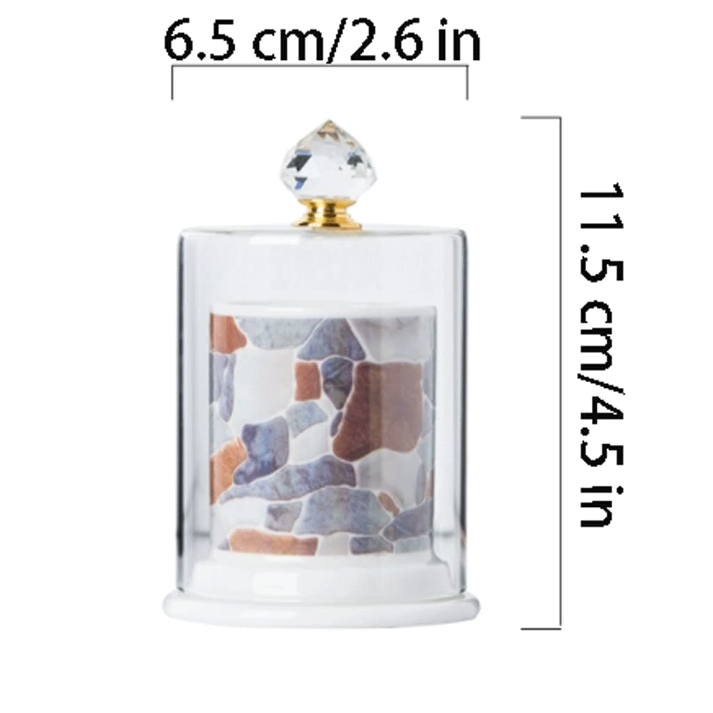 Beau porte-cure-dents rétro avec couvercle, étui de rangement portable, réutilisable, poche porte-cure-dents, pratique, style couvercle en céramique