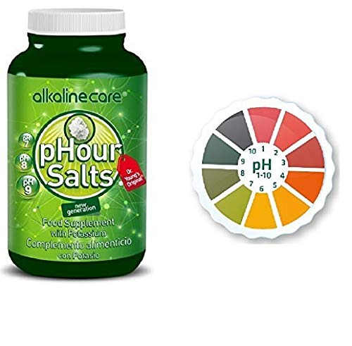 Combo Pack (Phour Salts In Capsules - AlkalineCare Helps body's remineralization, helping your muscles, bones and joints stay youthful. Alkaline Care + 5M PH Paper Roll High Precison)