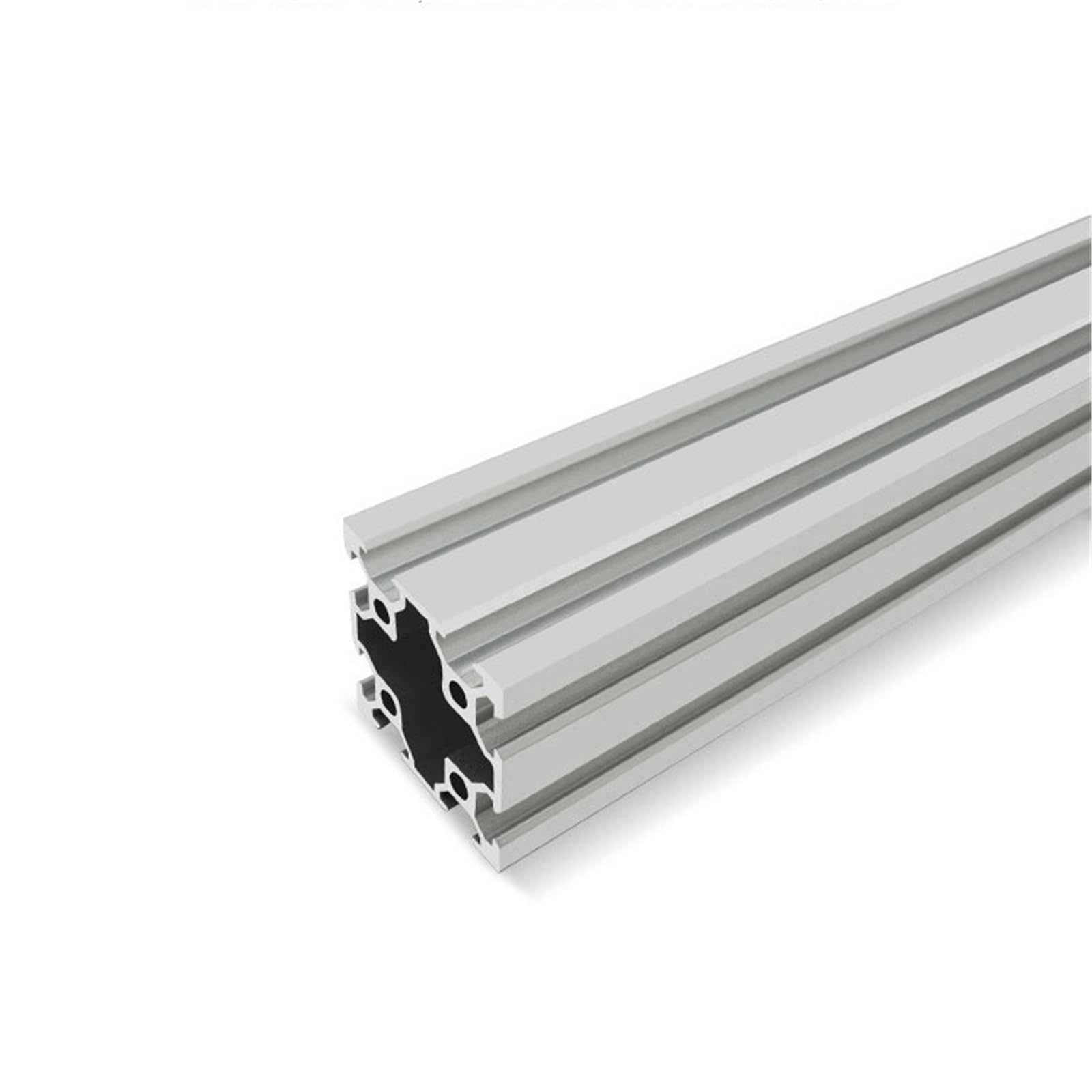 GTPBAO 4 pezzi 4040 profilo in alluminio V tipo doppia fessura anodizzato guida di estrusione lineare telaio attrezzature rack telaio mobili Binario estruso(Silver,520mm)