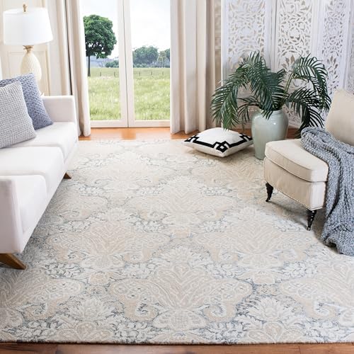 Image of Hand Tufted Premium Rug Premium Wool Carpet for Living Room Bedroom and Hall Size 4x6 Feet Color Multi