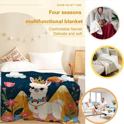 Manta Polar 220 x 240 Alpaca Blanca, Mantas para Cama 105 de Franela Cálida y Cómoda para Niños y Adultos, Mantitas para Sofá Reversible para Cubre Sofa Colchas, Fácil de cuidar