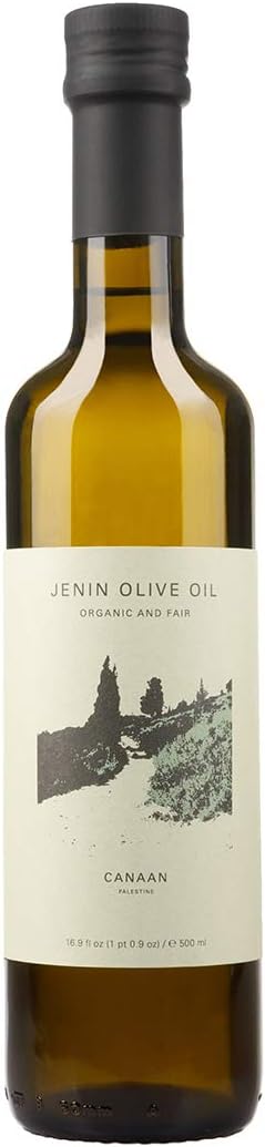 Fair Trade Organic Cold-Pressed Jerusalem Olive Oil, 16.9 oz