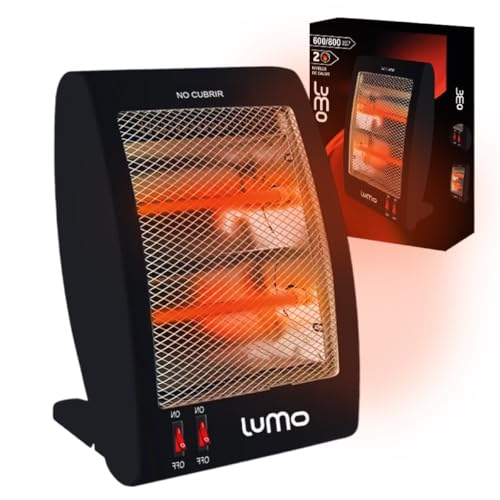La Mejor Lista de Calefactor Atvio Home los 5 mejores. 43 LUMO HOME Calentador Electrico Calefactor de Cuarzo 2 Niveles de Potencia 800 W para el Hogar Portatil Uso Personal Interiores Calenton Electrico Calefactor Boton de Control