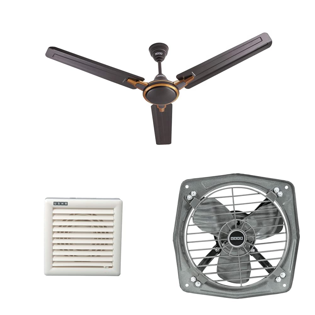 Buy Usha Racer Chrome 1200MM Ultra High Speed 400RPM Ceiling Fan&Usha