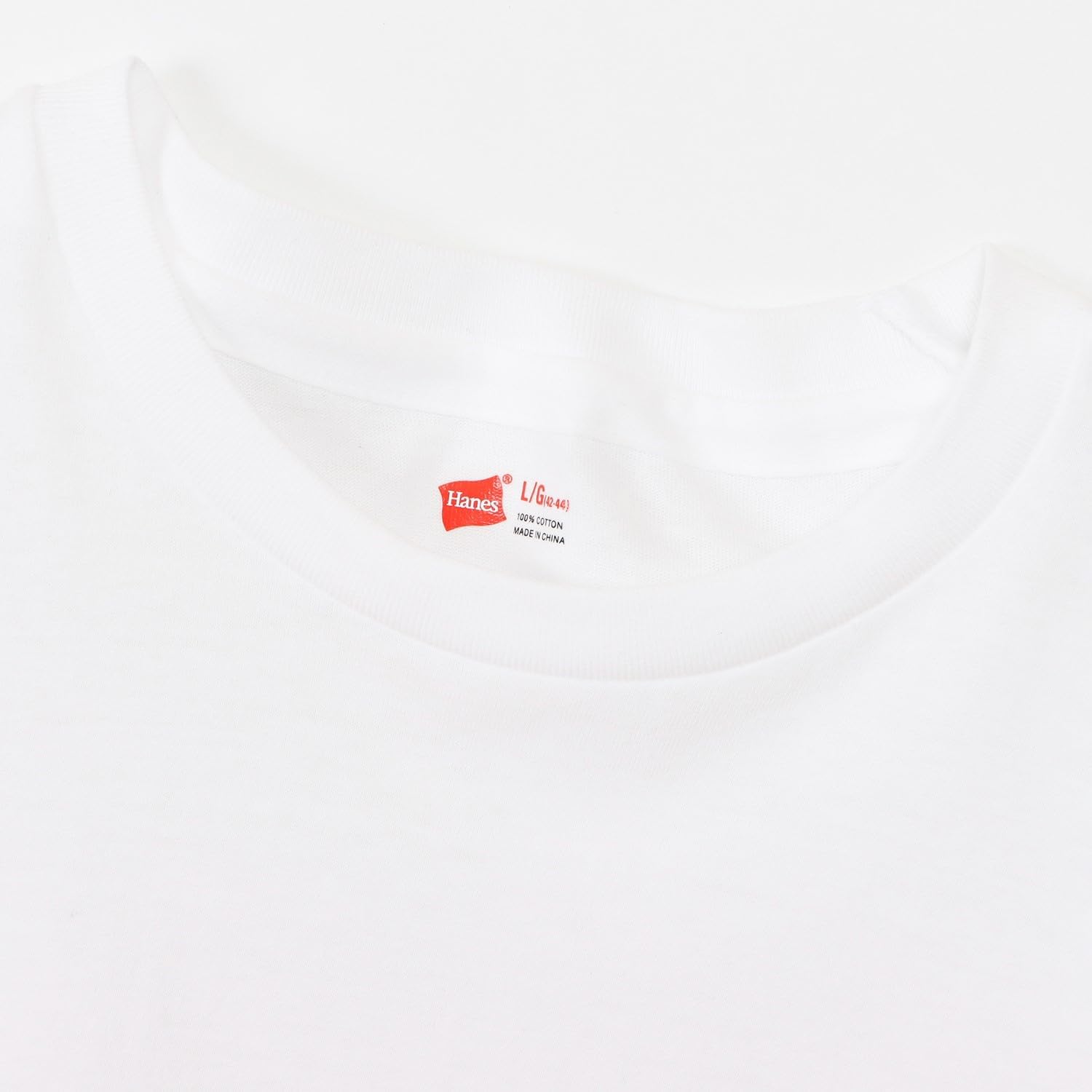 [Hanes] 半袖Tシャツ(3枚組) 綿100% 柔らかい肌触り クルーネック 赤ラベル メンズ