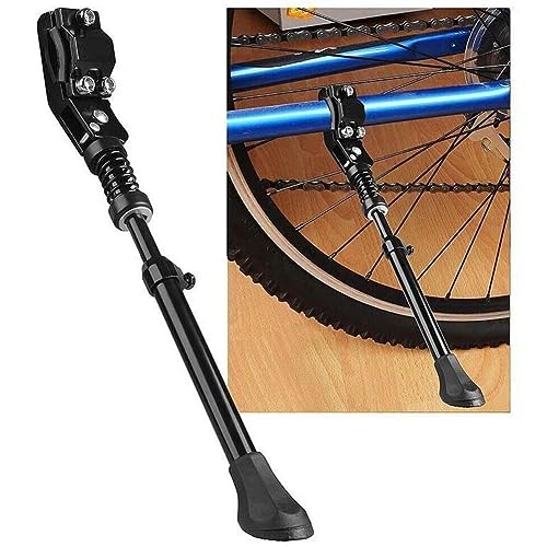 自転車キックスタンド アジャスタブル サイドンド 自転車用 26-36cm長さ調節可能 アルミ合金製 簡単取り付け ロードバイク/クロスバイク/マウンテンに適用