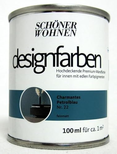 Designfarbe Charmantes Petrolblau Nr.22 100 ml