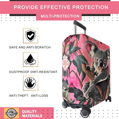 Luggage Covers For Suitcase Tsa Approved,Suitcase Cover Protector Fit 26-28 Inch Luggage,Washable Elastic Stretchy Anti-scratch