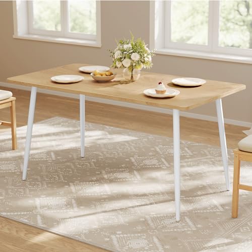 VASAGLE Modern Farmhouse Dining Table