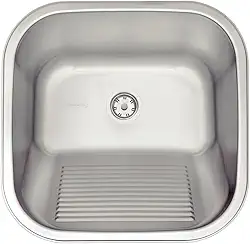 Tanque de Encaixe em Aço Inox Acetinado 40X40cm, Tramontina, 94403107