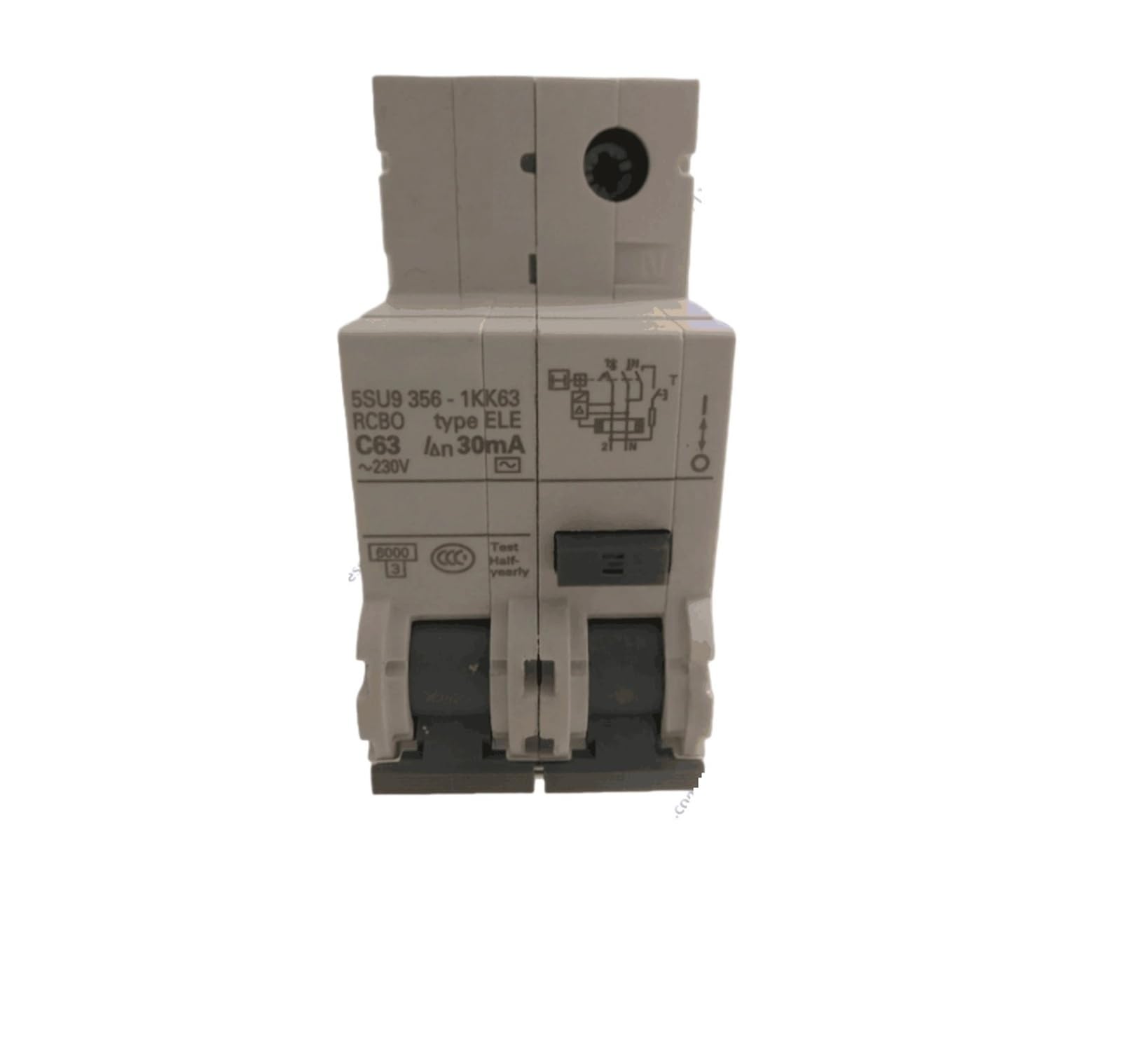 Disyuntor de Corriente Residual 1P+N 5SU9356-1KK63 C63 que evita averías por cortocircuito 1