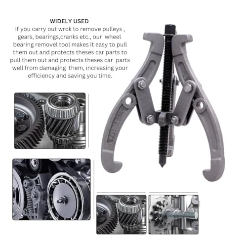 Image of Three Jaw /Legs Carbon Steel Mechanical Bearing Puller Phosphate 8-inch Tool kit for Bearing Removal, Heavy Duty, Professional use Precision Tool for Workshop