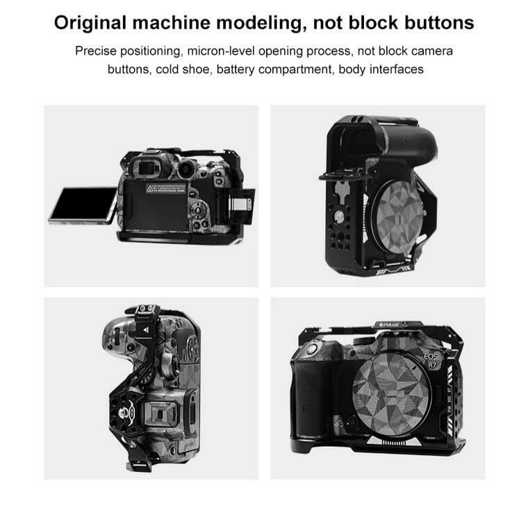 Amazon | Canon EOS R7 カメラ 専用 カメラケージ アルミ合金 Amazon | Canon EOS R7 カメラ 専用 カメラケージ アルミ合金