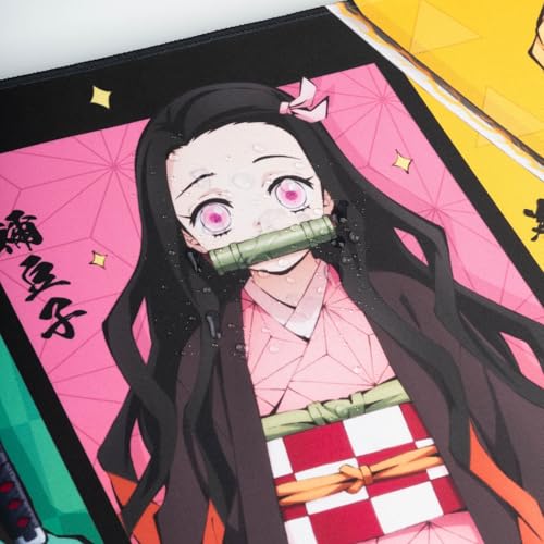 Alfombrilla de ratón XXL Demon Slayer - Alfombrilla de Escritorio (Mouse Pad) Protector Escritorio : Impermeable y Antideslizante (80X35 cm) - imagen 5