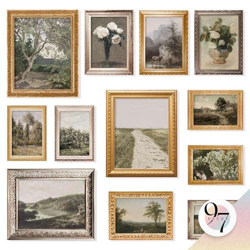 97 Decor French Country Wall Art Decor - Vintage Wall Art Prints,...