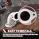 WOOSTAR 28mm Ansaugkrümmerrohr Ersatz für YX GPX 150ccm 155ccm 160ccm Motor Pit Dirtbike