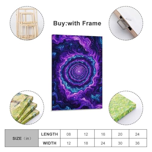 Impression sur toile vortex pour créer un salon moderne et cosy - 2