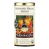 The Republic Of Tea Biodynamic Ginger Herbal Tea, 36 Tea Bag Tin