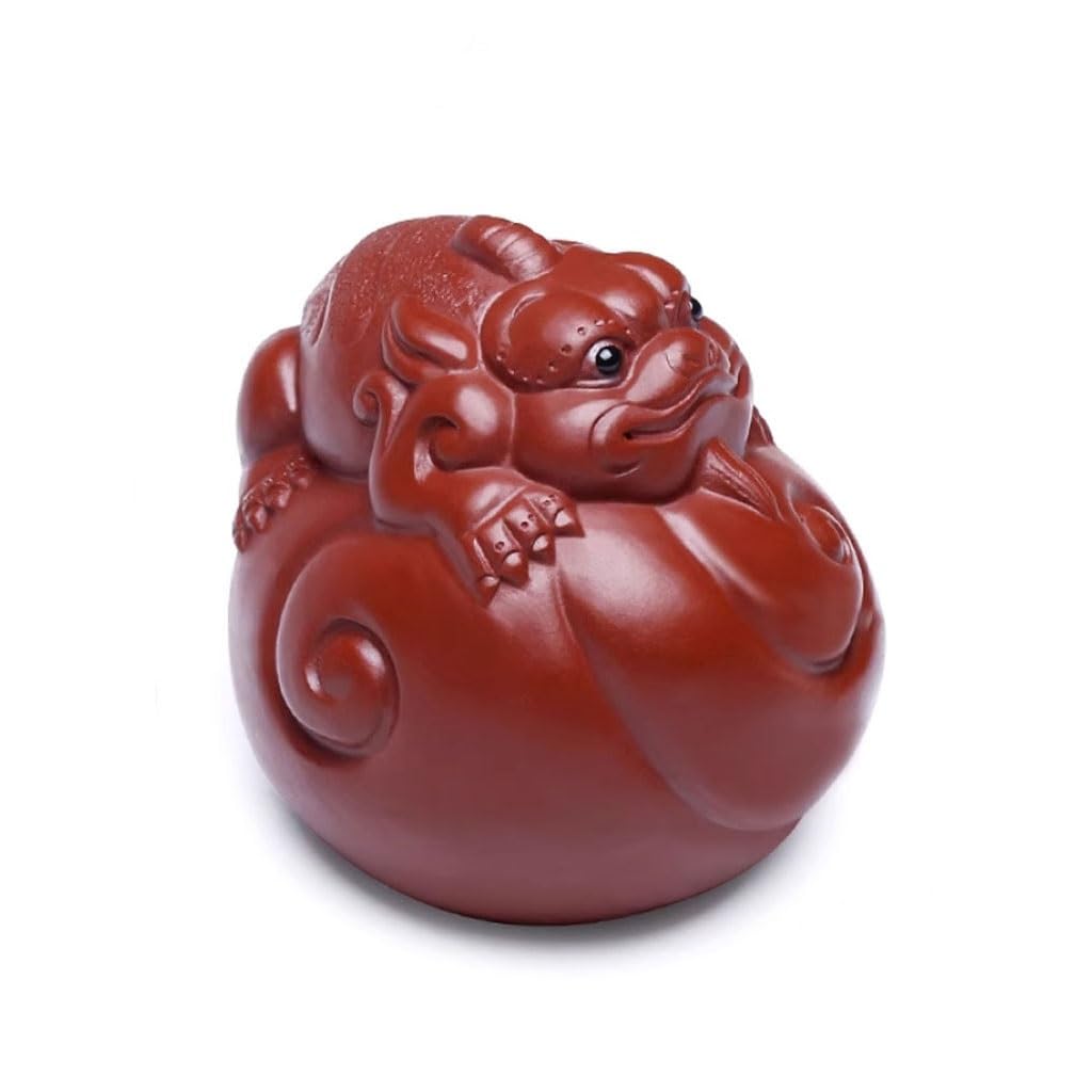 ENGENDER Kung Fu Tea Pet Creative Handmade Tea Pet Ornaments, Home Table, Play, Small Sculptures To Attract Wealth
