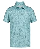 Under Armour Boys' Short Sleeve Fishing Polo, UPF 50+ Sun Protection, Outdoor Collection, Enamel Blue, YXL