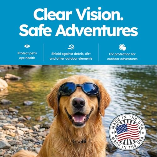Lunettes de soleil pour chien taille moyenne évitant irritations et UV - 2