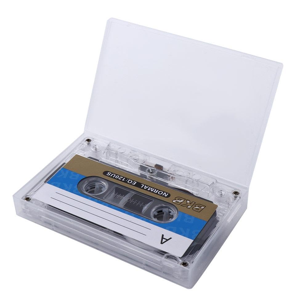 Cassette vierge magnétique 60 minutes (1 pièce, blanc)
